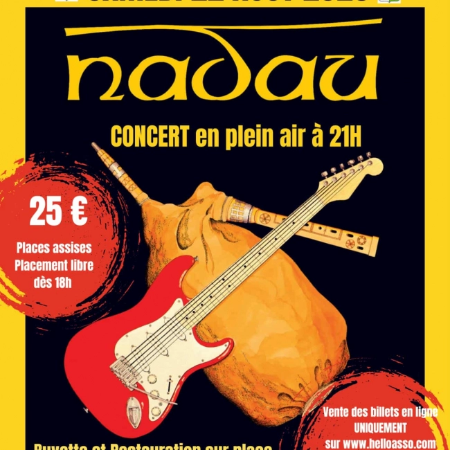 CONCERT DE NADAU 22 Août 2026