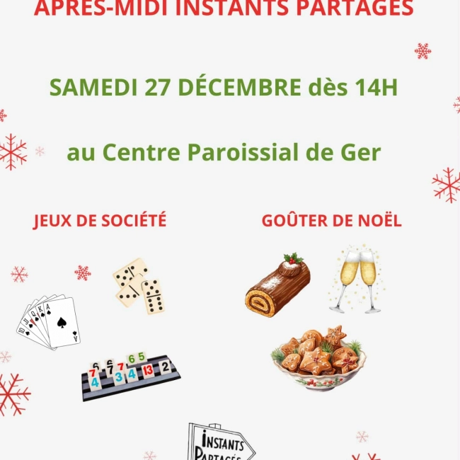 Après-midi Instants Partagés