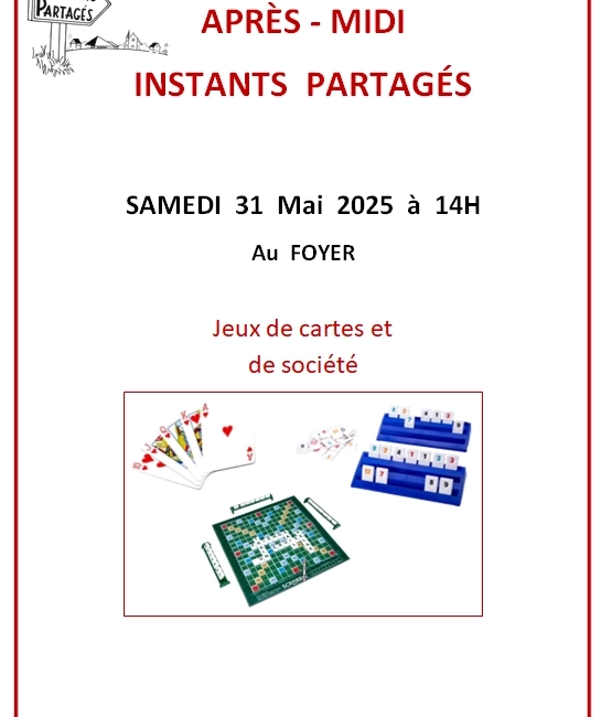 Après-midi Instants Partagés