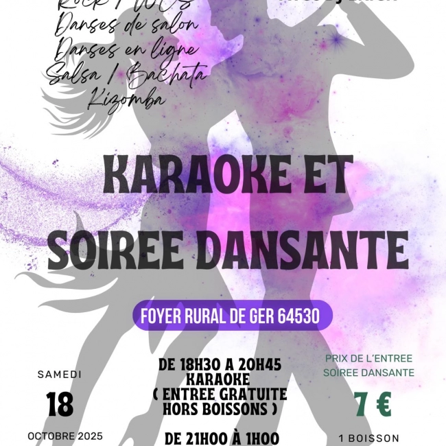Karaoké et Soirée Dansante