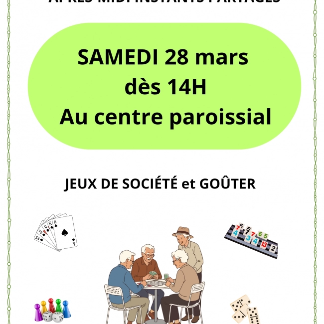 Après-midi Instants Partagés