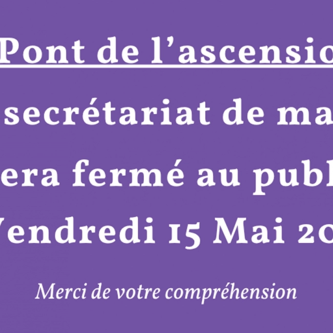 Fermeture Mairie
