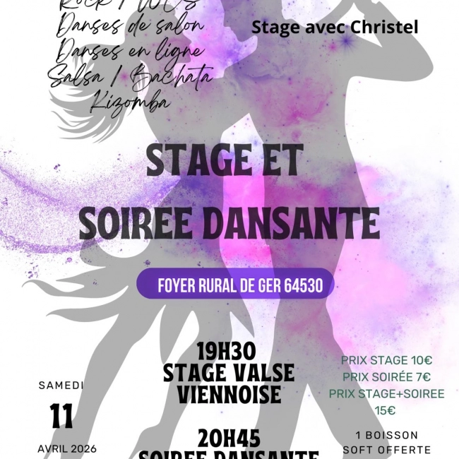 Stage et Soirée Dansante 