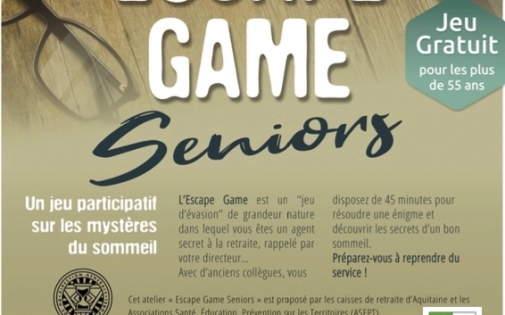Jeu "ESCAPE GAME SENIORS" 